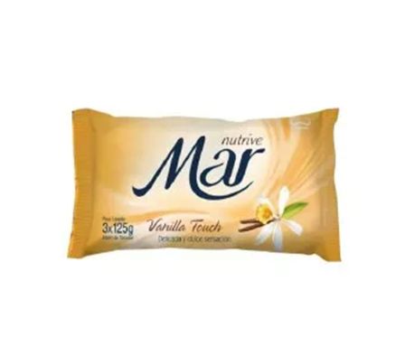 PACK JABON MAR NUTRIVE VAINILLA 3X125GR (16)