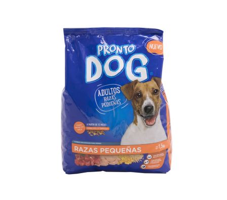 ALIM. P/PERRO PRONTO DOG RAZAS PEQUEÑAS X 1,5KG (6)