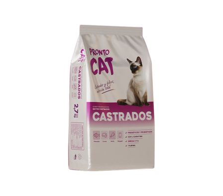 ALIM. P/GATO PRONTO CAT CASTRADO 500GR (48)