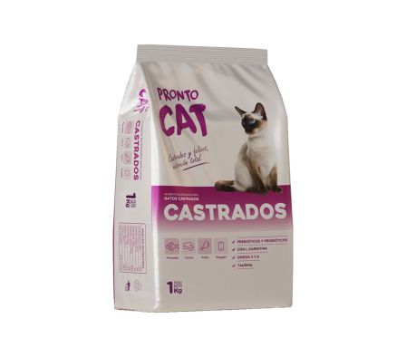 ALIM. P/GATO PRONTO CAT CASTRADO 1KG (24)