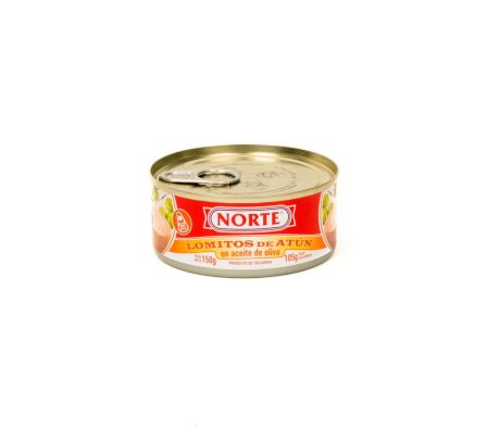 ATUN NORTE SABR. EN ACEITE DE OLIVA 150GR (48)