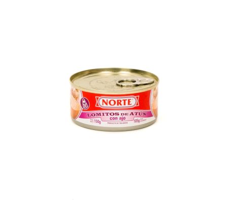 ATUN NORTE SABR. EN ACEITE C/AJO 150GR (48)