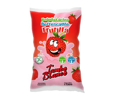 BEBIDA LACTEA LA PRADERA FRUTILLA SACHET 1 LT.
