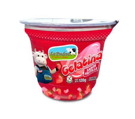 GELATINA LA PRADERA FRUTILLA 120GR