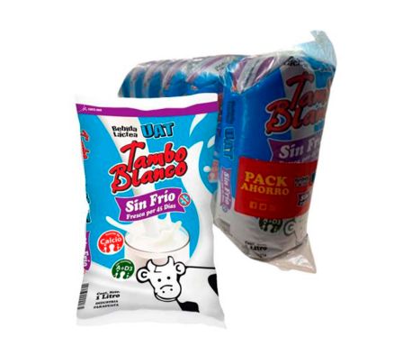PACK BEBIDA LACTEA 1LT TAMBO BLANCO SIN FRIO (6)