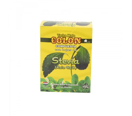 YERBA MATE COMP. COLON C/STEVIA 500GR (12)