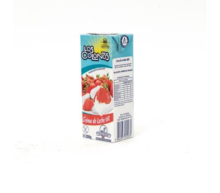CREMA DE LECHE LOS COLONOS UHT 200GR