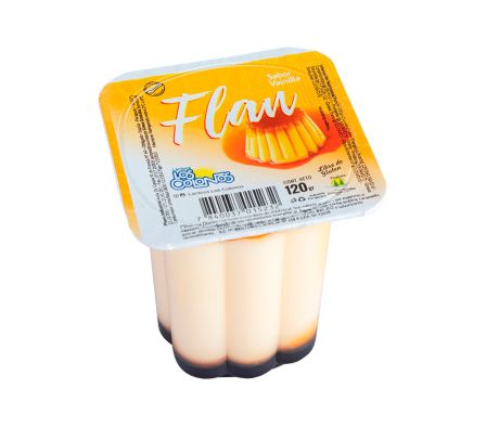 FLAN LOS COLONOS SABOR VAINILLA 120 GR.