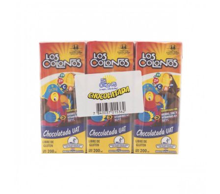 CHOCOLATADA COLONOS UHT PACK 6 X 200ML
