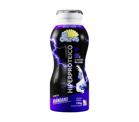 YOGHURT LOS COLONOS HIPERPROTEICO ARANDANO X 190GR