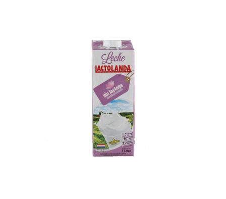 LECHE UAT SEMIDESCREMADA LACTOLANDA S/LACTOSA 1 LT (12)
