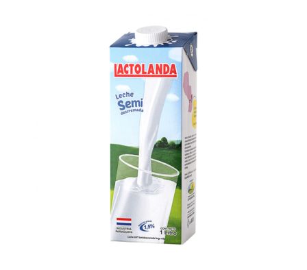 LECHE SEMIDESCREMADA LACTOLANDA UAT 1 LT (12)