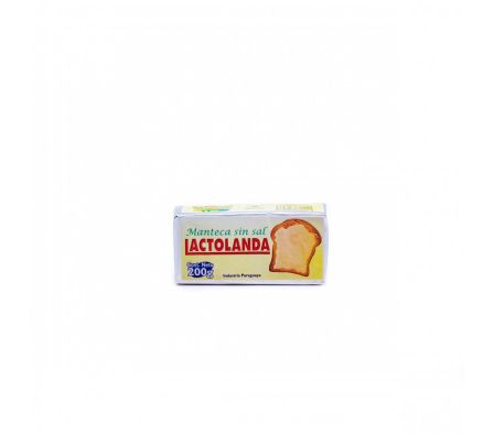 MANTECA LACTOLANDA S/SAL 200GRS. (10)
