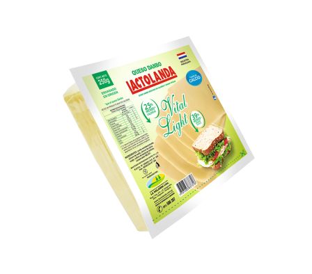 QUESO SANDW. VITAL LIGHT FETEADO LACTOLANDA 250GR