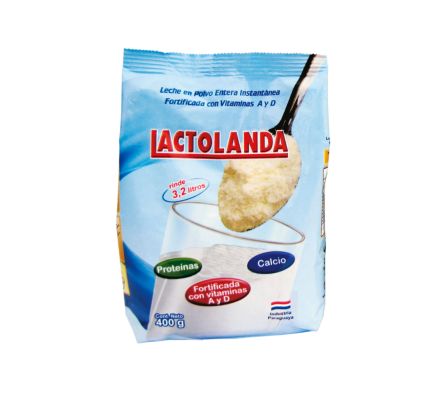LECHE POLVO LACTO X 400 GRS (12)