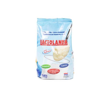 LECHE EN POLVO ENTERA LACTOLANDA DP 800 GR.