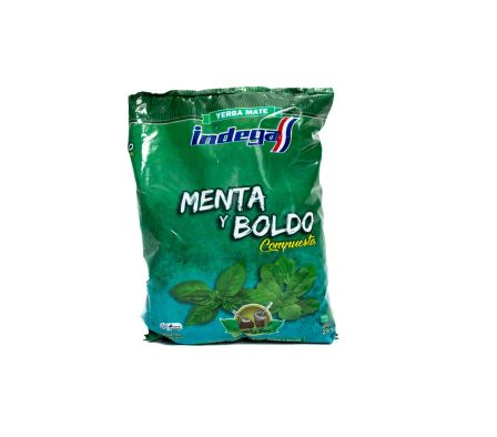 YERBA INDEGA MENTA/BOLDO 12X250G (12)