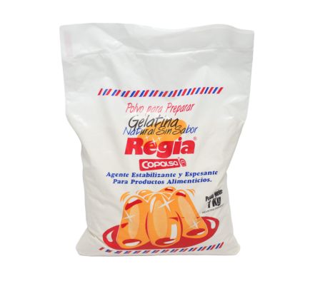 GELATINA SIN SABOR REGIA COPALSA 1 K.