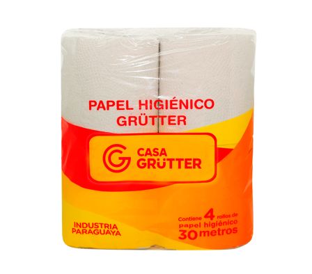 PAPEL HIG. GRUTTER X 4UN 30MTS H.S. (12)