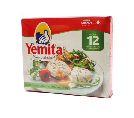 HUEVOS TIPO A YEMITA 12 UN.