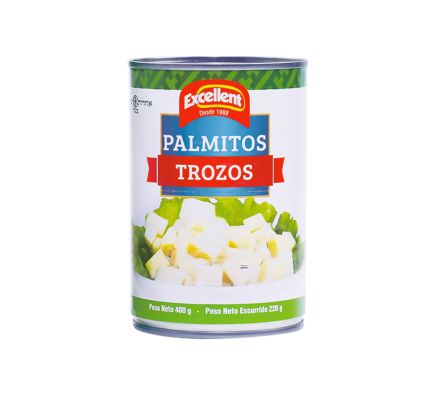 PALMITOS EN TROZOS EXCELLENT 400 GRS