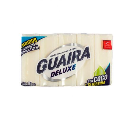 JABON EN PAN GUAIRA BCO 5X1 200 GR