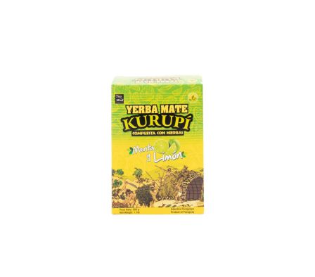 YERBA MATE KURUPI MENTA LIMON 500G (12)