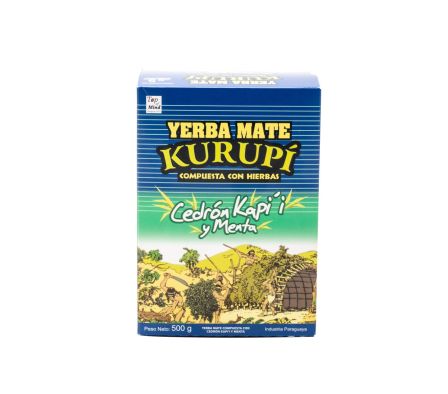 YERBA KURUPI CEDRON KAPI´I Y MENTA 500GR (12)