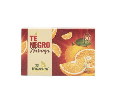 TE NEGRO CON NARANJA GUARANI 20 SAQUITOS