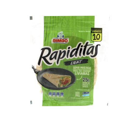 RAPIDITAS BIMBO LIGTH 10U X 310GR (35)