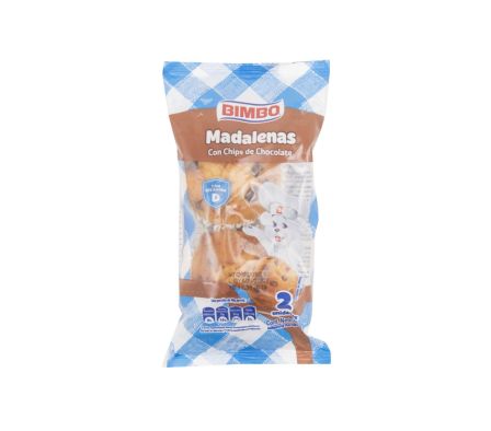 MADALENAS BIMBO CHIPS DE CHOC.80GR (48)