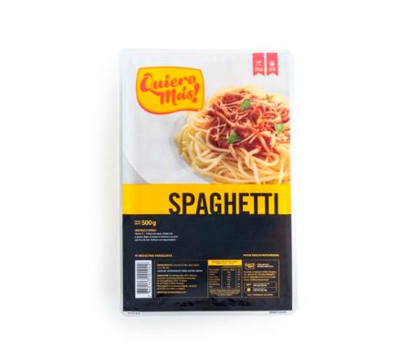 FIDEOS SPAGHETTI QUIERO MAS PASTEUR. 500 GR
