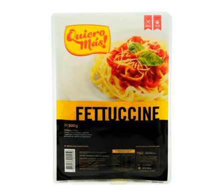 FETTUCCINE QUIERO MAS PASTEUR. 500 GR