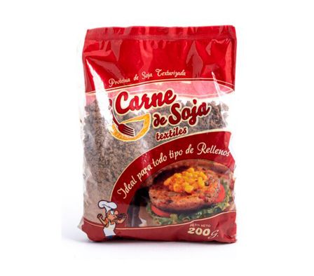 CARNE DE SOJA CARAMELO 200 GRS.