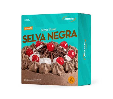 TORTA AMANDAU SELVA NEGRA 900GR