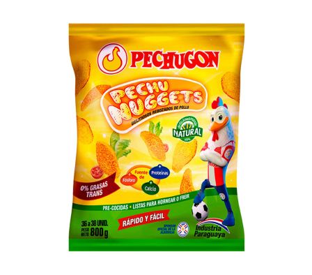 (1581) PECHU NAGGETS 800GR BOLSA