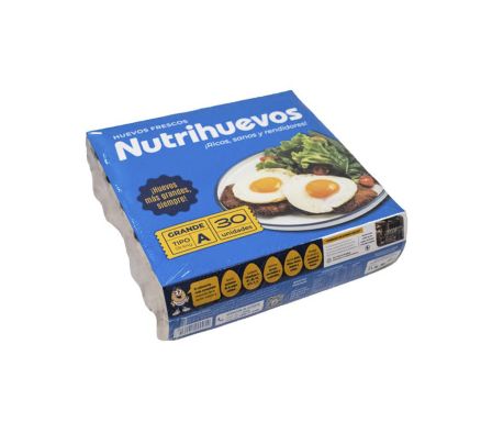 HUEVOS TIPO A NUTRIHUEVOS 30 UN.