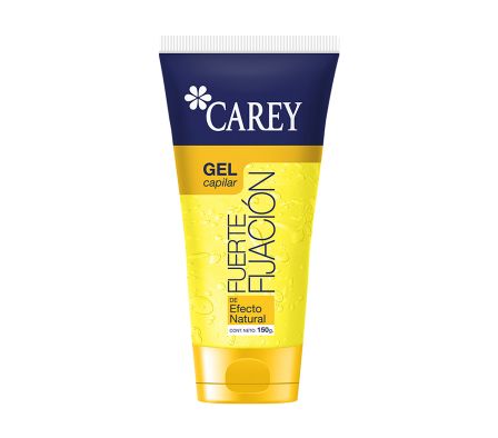 GEL P/CABELLO CAREY  POMO FUERTE X 150 GR AMARILLO