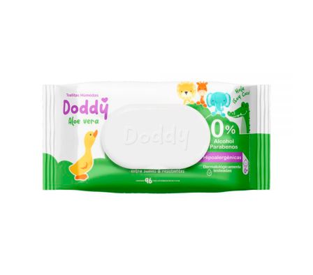 TOALLITA HUMEDA DODDY CON ALOE VERA X 100UND (12)