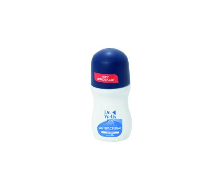 DESOD. DR. WELLS ANTIBACTERIAL ROLL ON 50ML (6)
