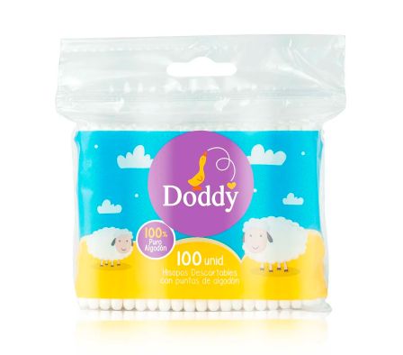 HISOPOS DODDY  X 100 UNDS. PACK REFILL (24)