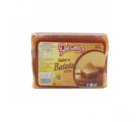 DULCE DE BATATA DUL-CESAR 600 GRS