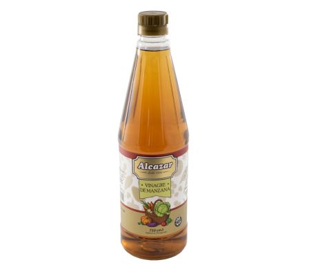 VINAGRE ALCAZAR DE MANZANA 750CC (12)