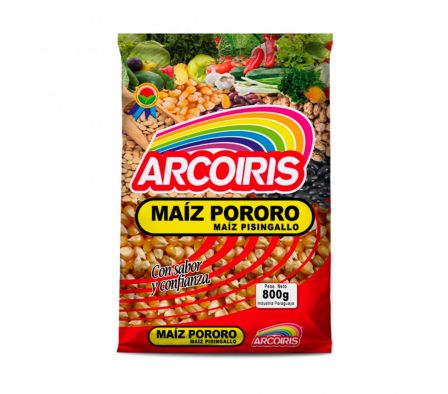 MAIZ PORORO ARCO IRIS 800 GR.