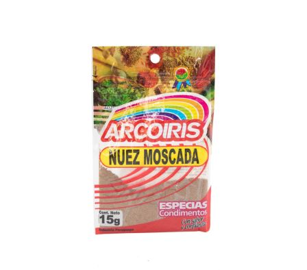 NUEZ MOSCADA ARCOIRIS 15 GR