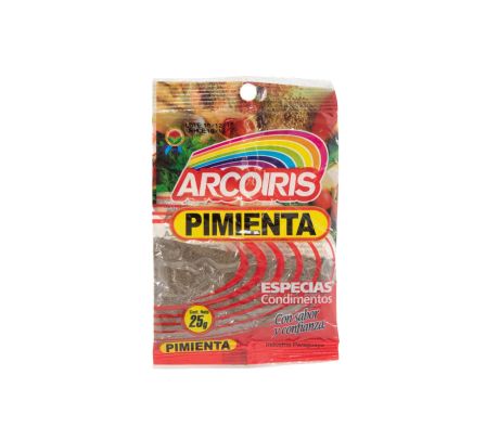 PIMIENTA MOLIDA ARCO IRIS 25GR
