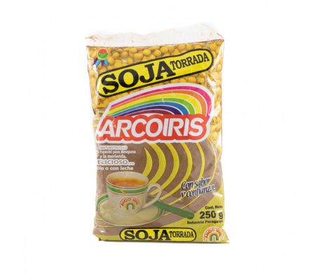SOJA TORRADA ARCO IRIS 250 GR.