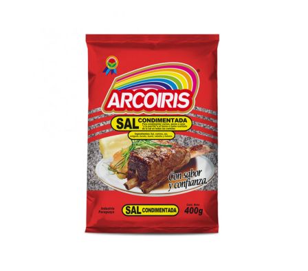 SAL PARRILLERA CONDIMENTADA ARCOIRIS 400 GR.