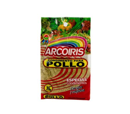 CONDIMENTO P/POLLO ARCOIRIS 25 GRS.