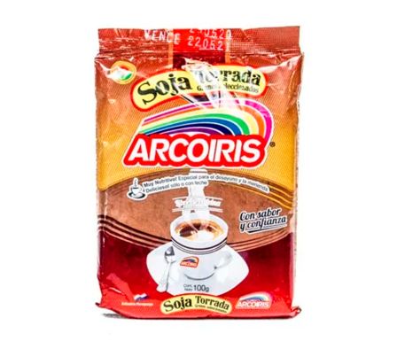 SOJA TORRADA ARCO IRIS 100 GR.
